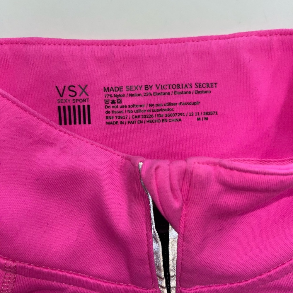 Victoria’s Secret VSX Hot Pink Workout Pullover - Picture 3 of 3